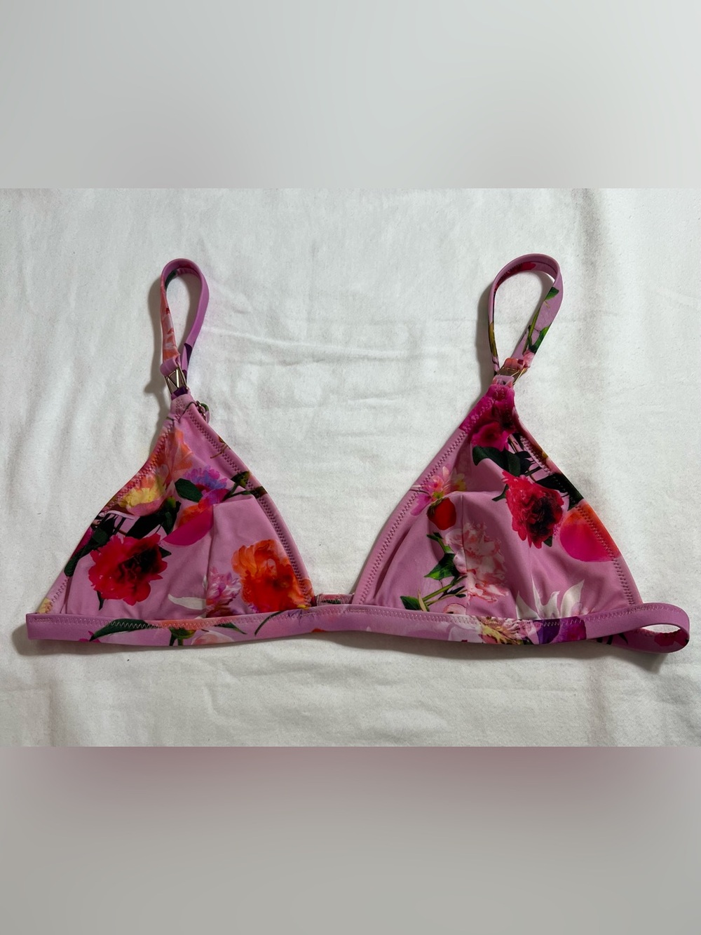 Victoria’s Secret Floral Bathing-suit Top Sz S